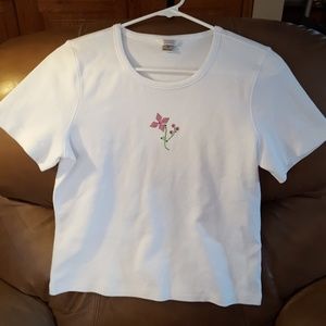 💥💥 MUST BUNDLE💥💥  Christopher Banks flower short sleeve shirt size M